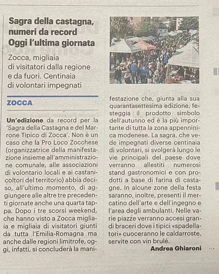 ‼️‼️Ultima domenica di Sagra della Castagna‼️‼️
🌰🤎🌰🤎🌰🤎🌰
Qui è tutto pronto per voi Vi aspettiamo!!!!