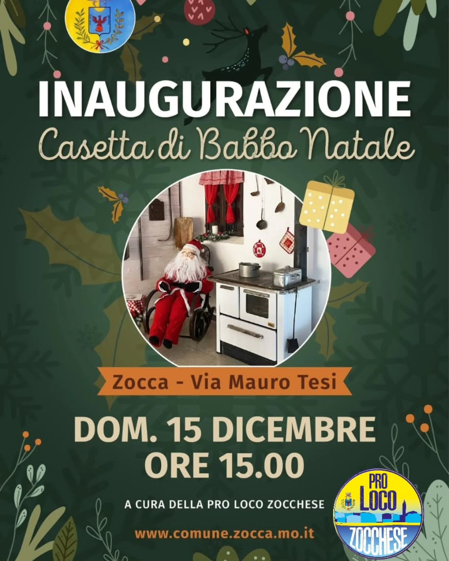 🎁✨ Siete pronti??? Domenica alle ore 1500 apre la tanto attesa casetta di Babbo Natale!! 🎅🎅🎅
Vi aspettiamo!!! 🎄🎄🎄
christmasiscoming