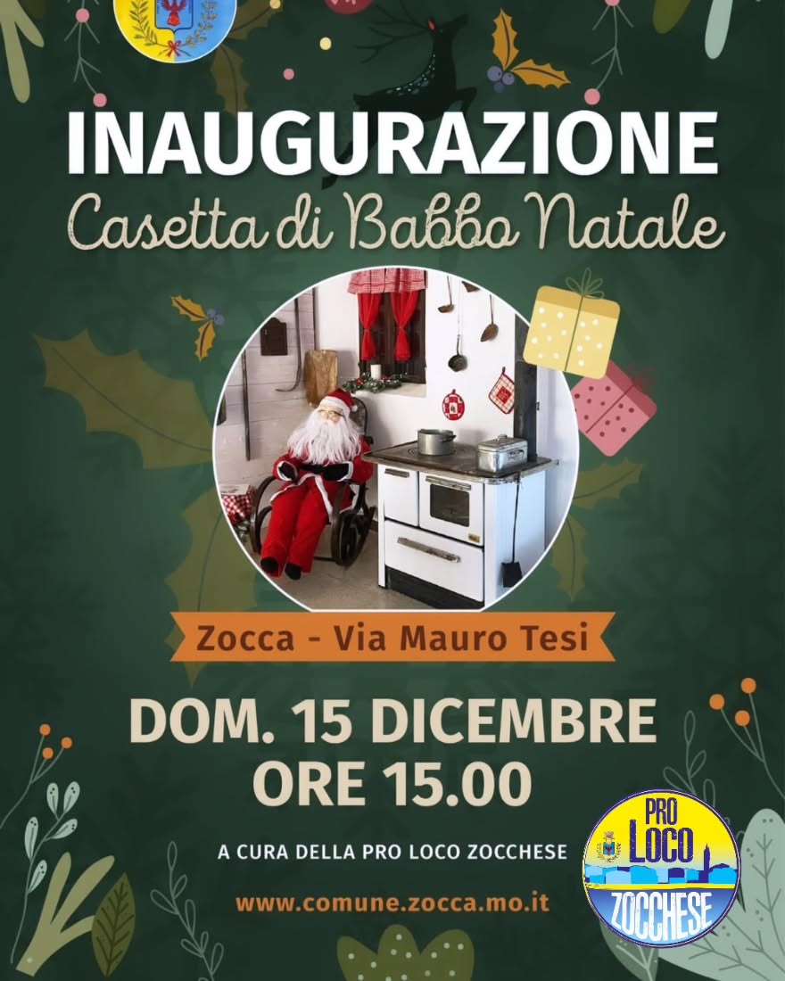 🎅🎄 Vi aspettiamo tra pochissimo per linaugurazione della casetta di Babbo Natale!!! 🎅🎄🎅🎄
In via M Tesi (ex negozio fotografo) ore 1500

christmasiscoming  lamagiadelnatale❤️💫🎄